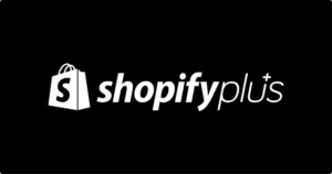 Shopify Plus Logo schwarz